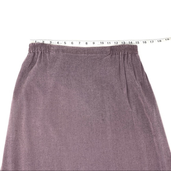 ViaVai by Pollero Tencel Plum Long Maxi Skirt Large - Picture 6 of 8